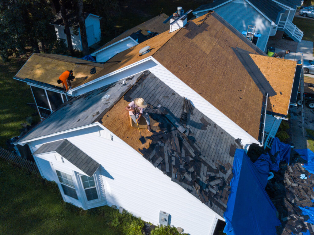 Complete roof replacement services by Stout Exteriors
