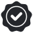 Checkbox icon for roofing service features