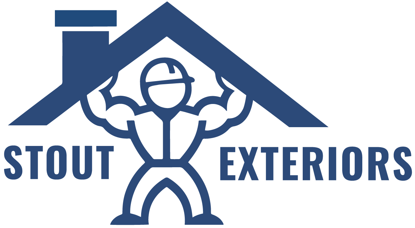 Stout Exteriors roofing siding and gutters logo